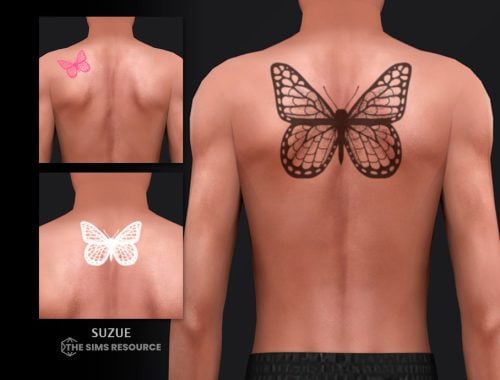 Butterfly Back Tattoo