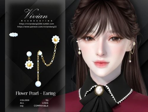 Flower Pearl - Earing