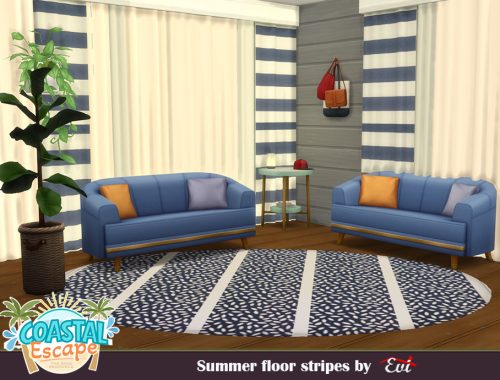 Summer Floor Stripes