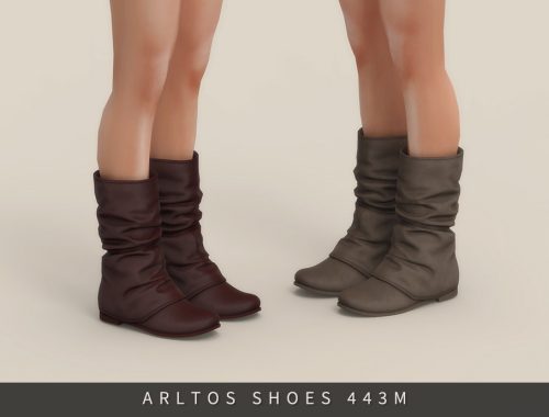 Slouch Gaiter Flat Boots Male