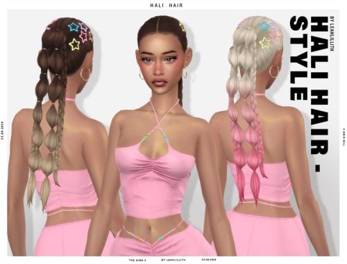 Hali Bubble Braid Hairstyle