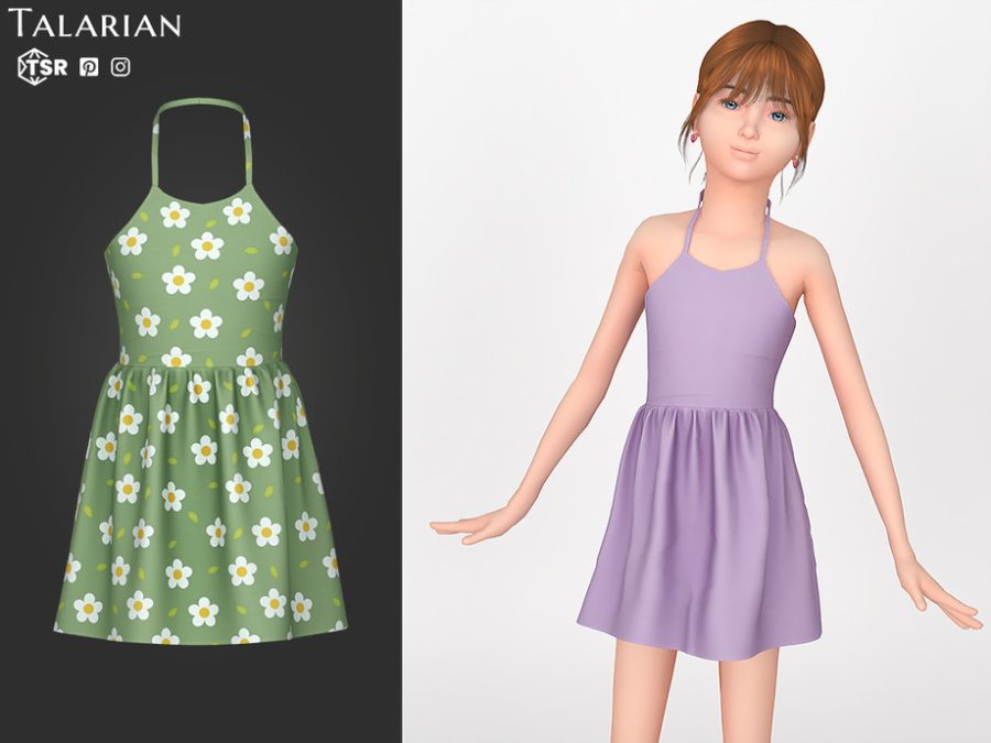 Leah Halter Neck Sundress