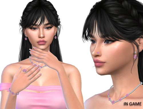Blossom Gem Jewelry Set