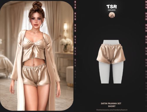 Set-satin Pajama Set