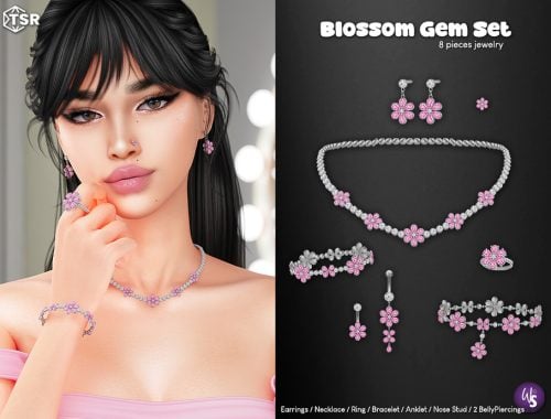 Blossom Gem Jewelry Set