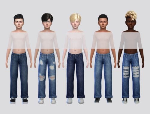 Jade Wide Jeans Boys