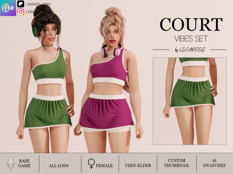 COURT VIBES - SKIRT