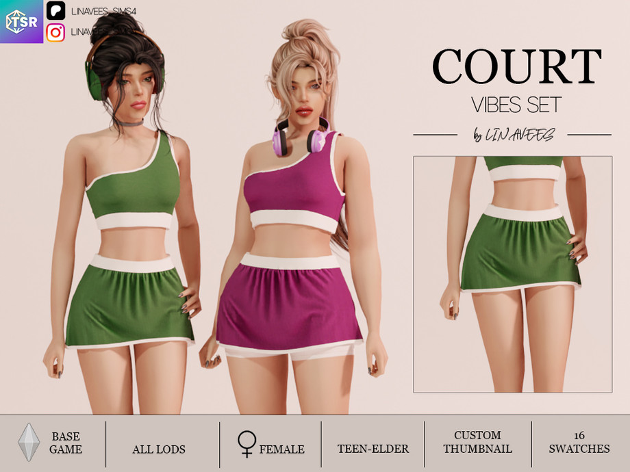 COURT VIBES - SKIRT