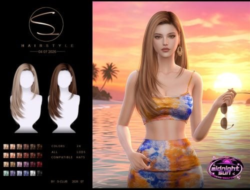S-club Long Hair Midnightsun