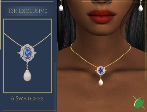 Clara Sapphire Pearl Necklace