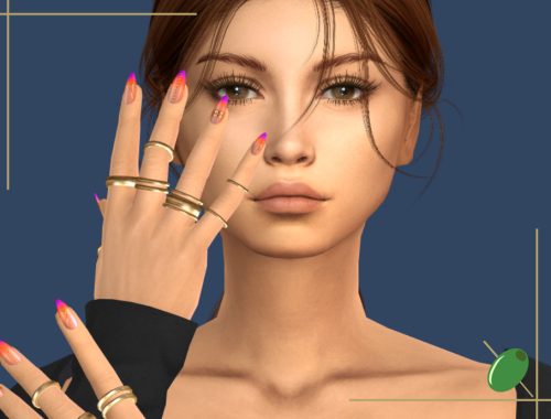 Multi Gold Bands Right Hand