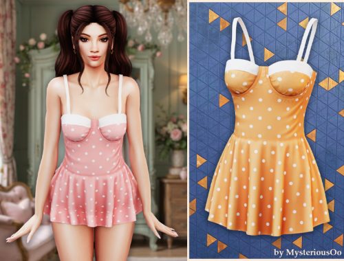 Polka Dot Swimdress