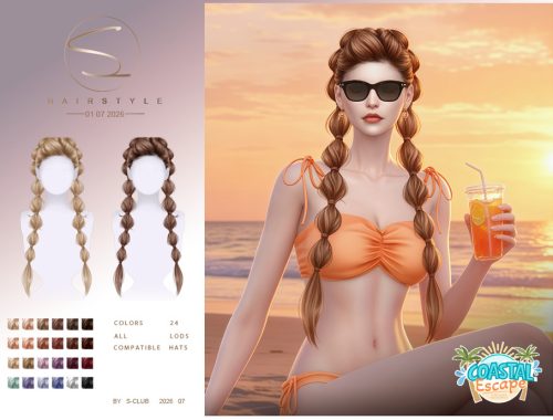 S-club Bubble Braid Hair Coastal Escape
