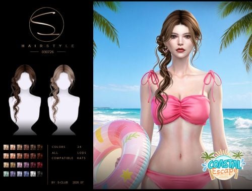 S-club Wet Hairstyle Coastal Escape