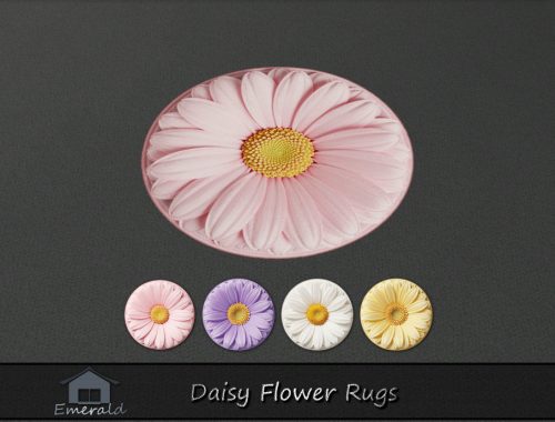 Daisy Flower Rugs
