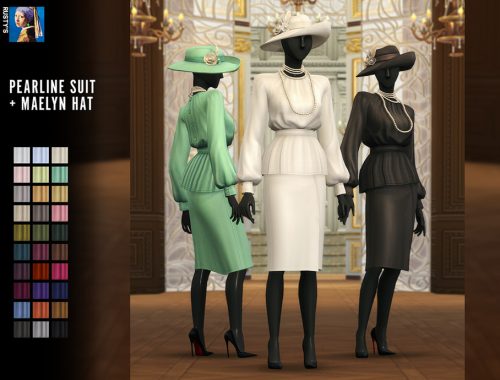 Pearline Two-Piece Suit And Maelyn Hat Set