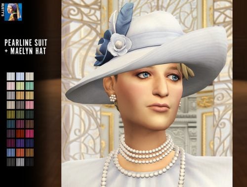 Pearline Two-Piece Suit And Maelyn Hat Set
