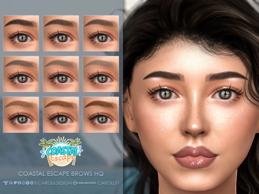 Coastal Escape Brows Hq