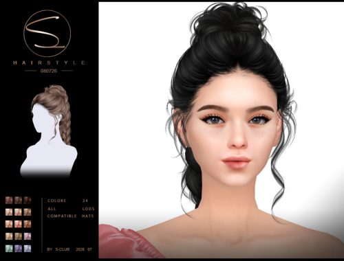S-club Braid Ponytail Hairstyle Coastal Escape