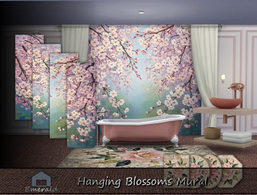 Hanging Blossoms Mural