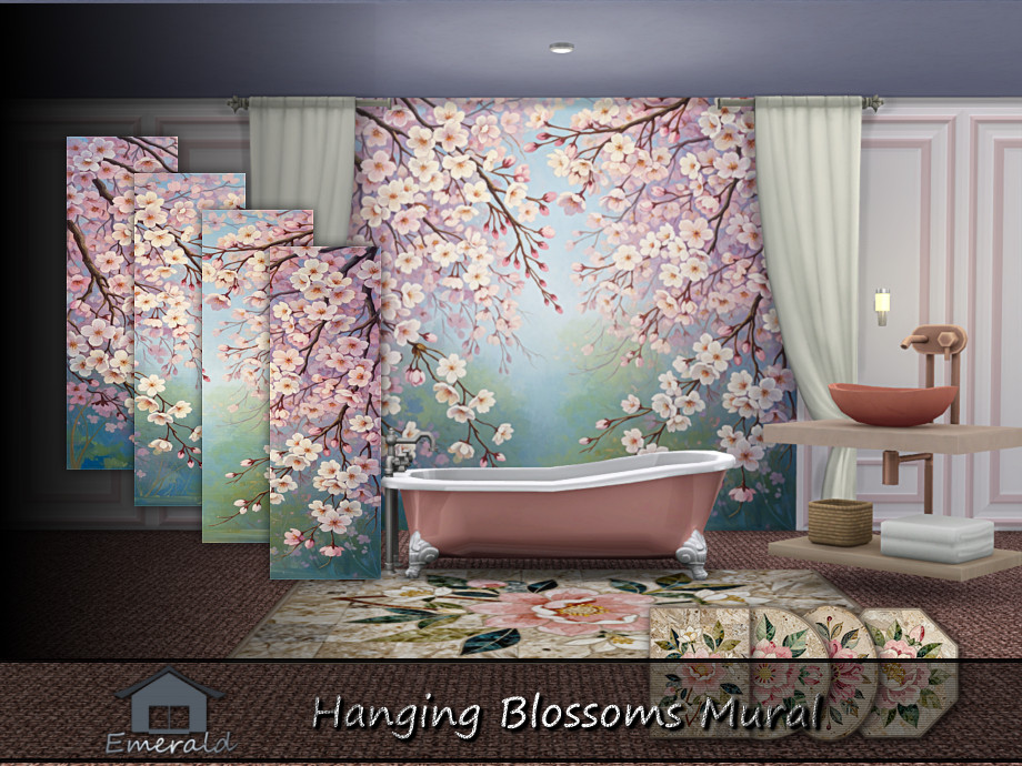 Hanging Blossoms Mural