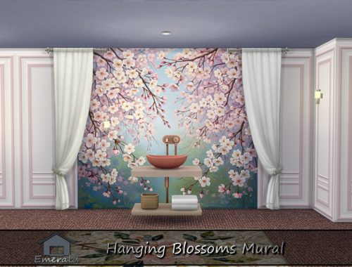 Hanging Blossoms Mural