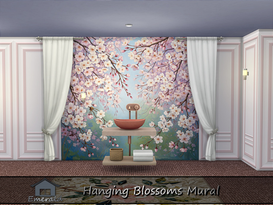 Hanging Blossoms Mural - Image 3
