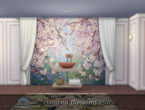 Hanging Blossoms Mural