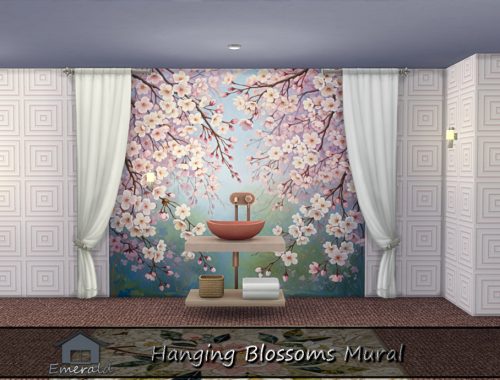Hanging Blossoms Mural