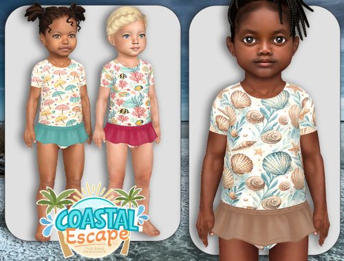 Toddler Boho Seashore Beachwear