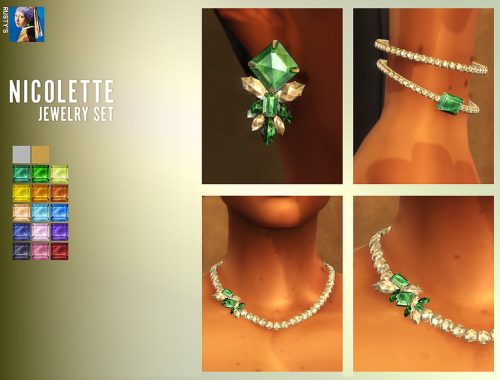 M Jewelry Xiii - Nicolette Diamond Jewelry Set