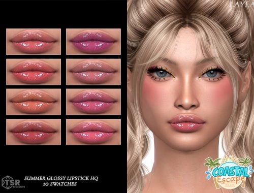 Layla - Coastal Escape - Summer Glossy Lipstick Hq
