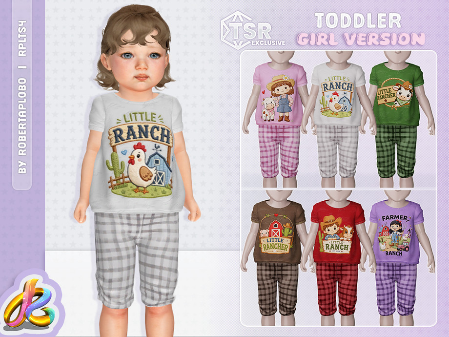 Toddler Girl Set - Little Rancher