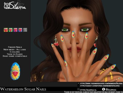 Watermelon Sugar Nails