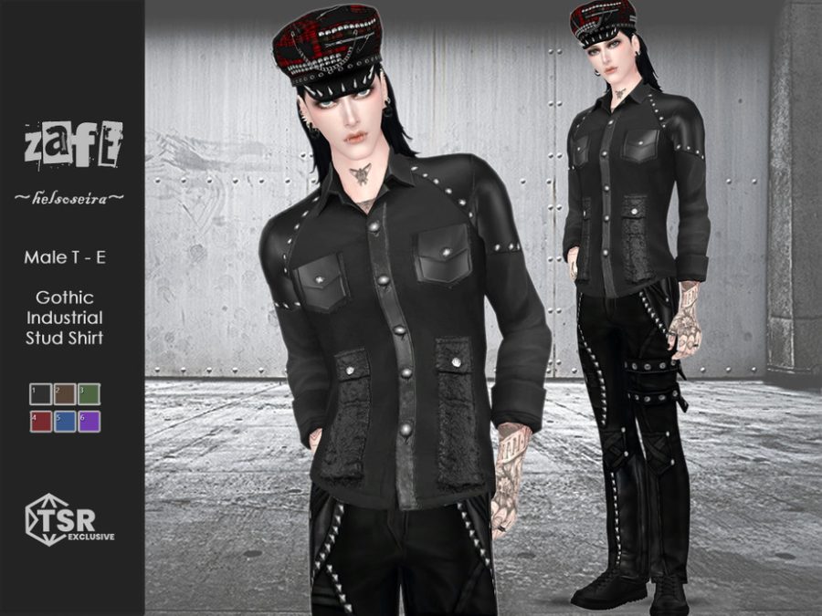 Zafe - Goth Industrial Top