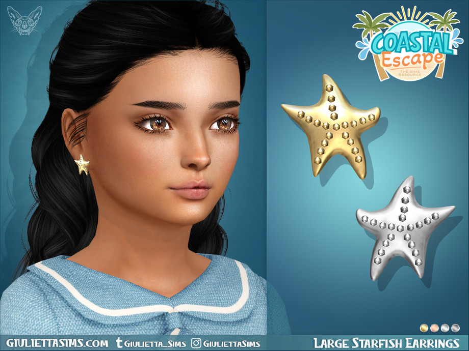 Coastal Escape - Large Starfish Earrings For Kids And Adults - Image 2