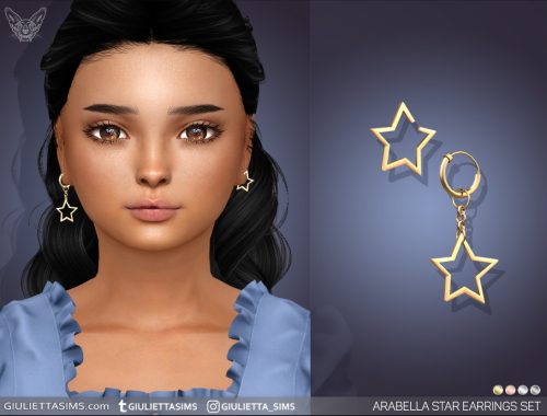 Arabella Star Earrings Set For Kids And Adults