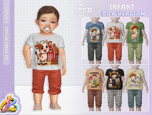 Infant Boy Set - Little Rancher