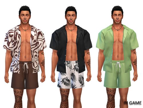 Coastal Escape - Matching Couple Set