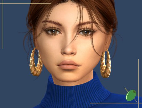 Chunky Twisted Hoops