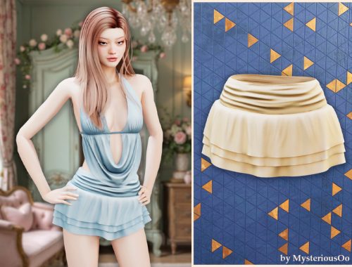 Ruffle Swim Skirt Bottom