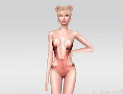 Cutout Halter Monokini