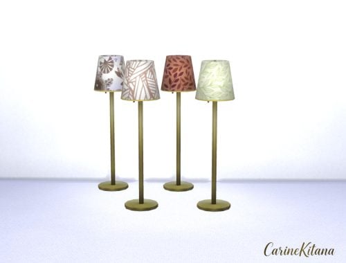 Enel Floor Lamp In Gold