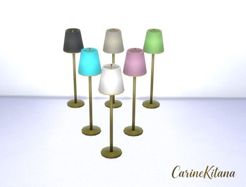 Enel Gold And Colors Floor Lamp