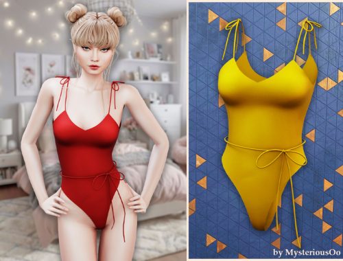 Tie Strap One-piece Swimsuit