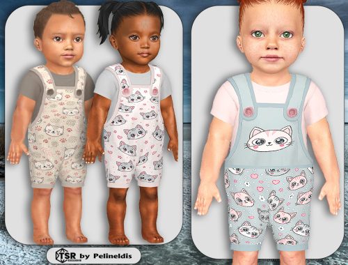 Infants Cute Cats Overall