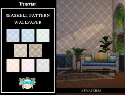 Seashell Pattern Wallpaper