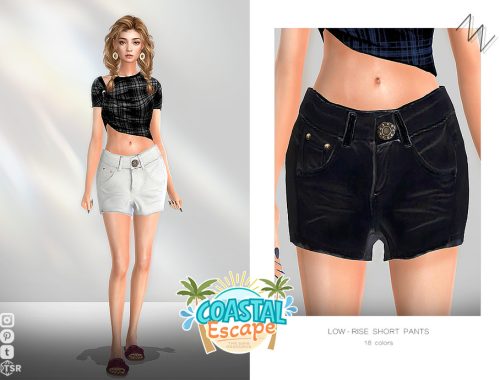 Low-rise Short Pants
