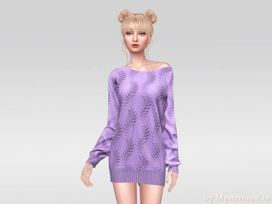 Cable Knit Sweater Dress - Image 2