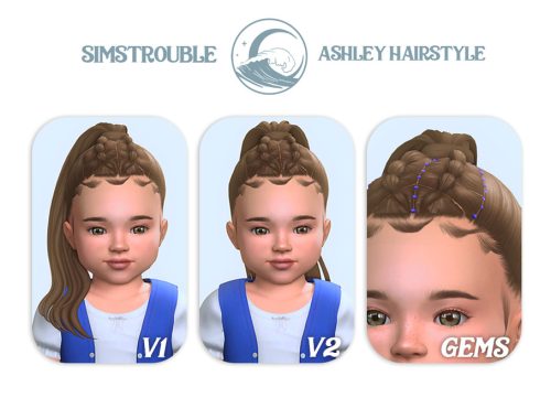 Ashley Hairstyle - Toddler Conversion